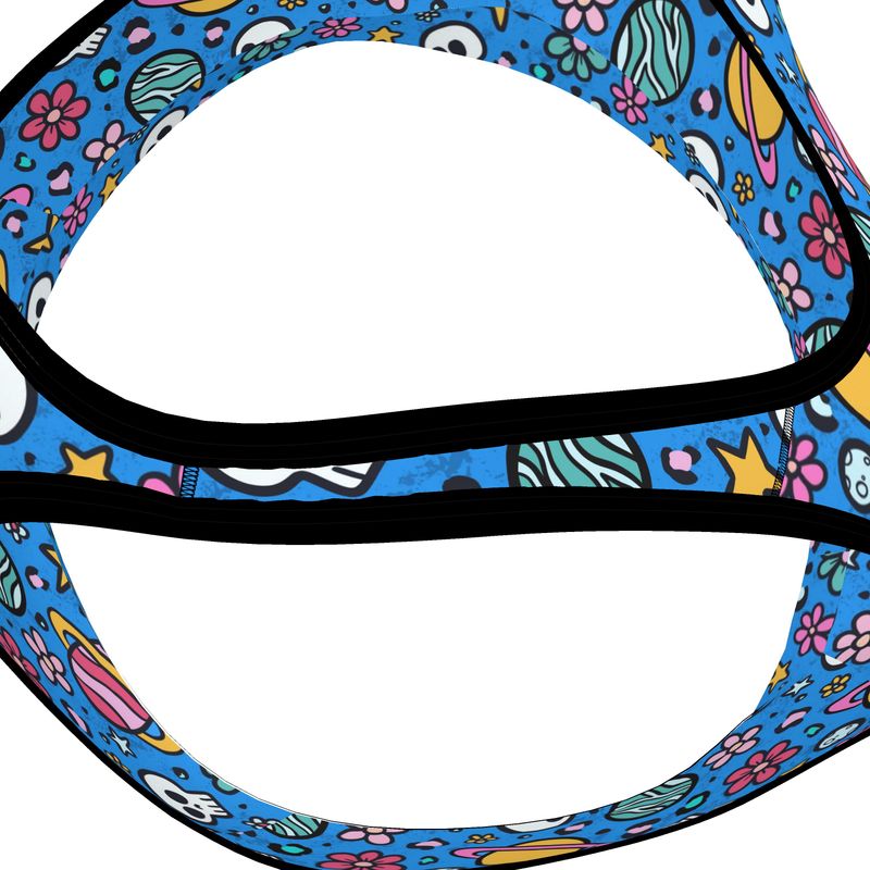 Sports Bralette | Skulls and Planets