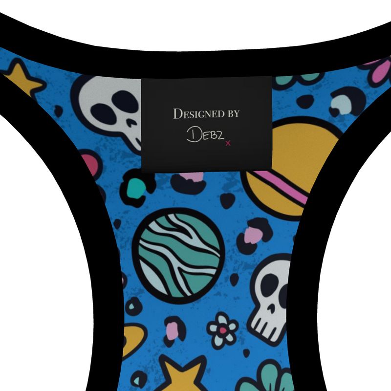 Sports Bralette | Skulls and Planets