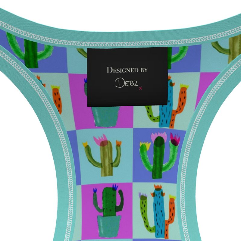 Sports Bralette | Cactus Print