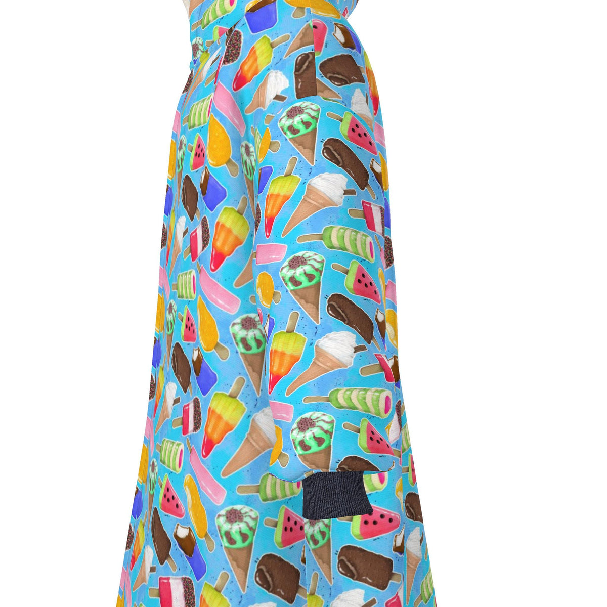Waterproof Changing Robe | Ice Cream Print | UK Made