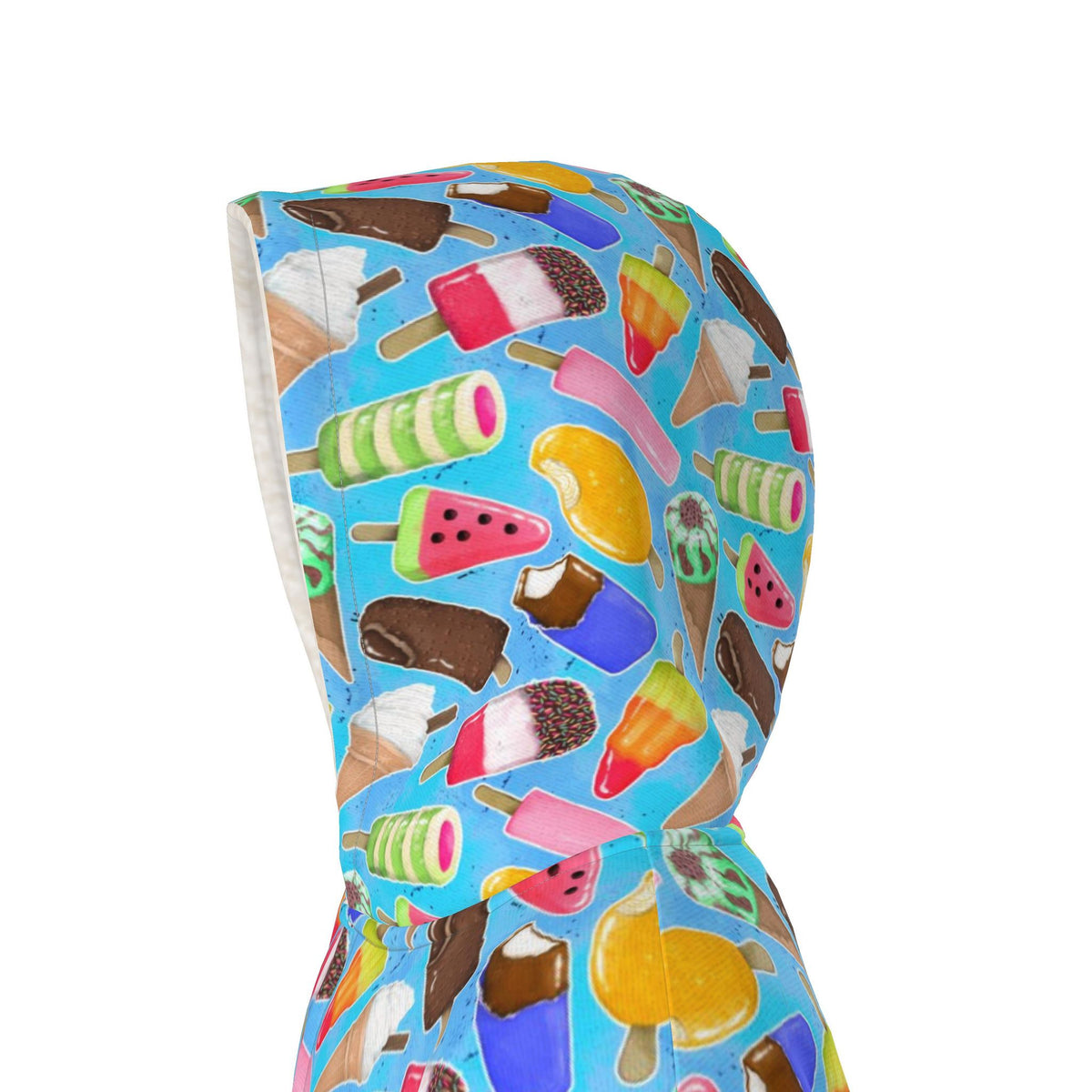 Waterproof Changing Robe | Ice Cream Print | UK Made