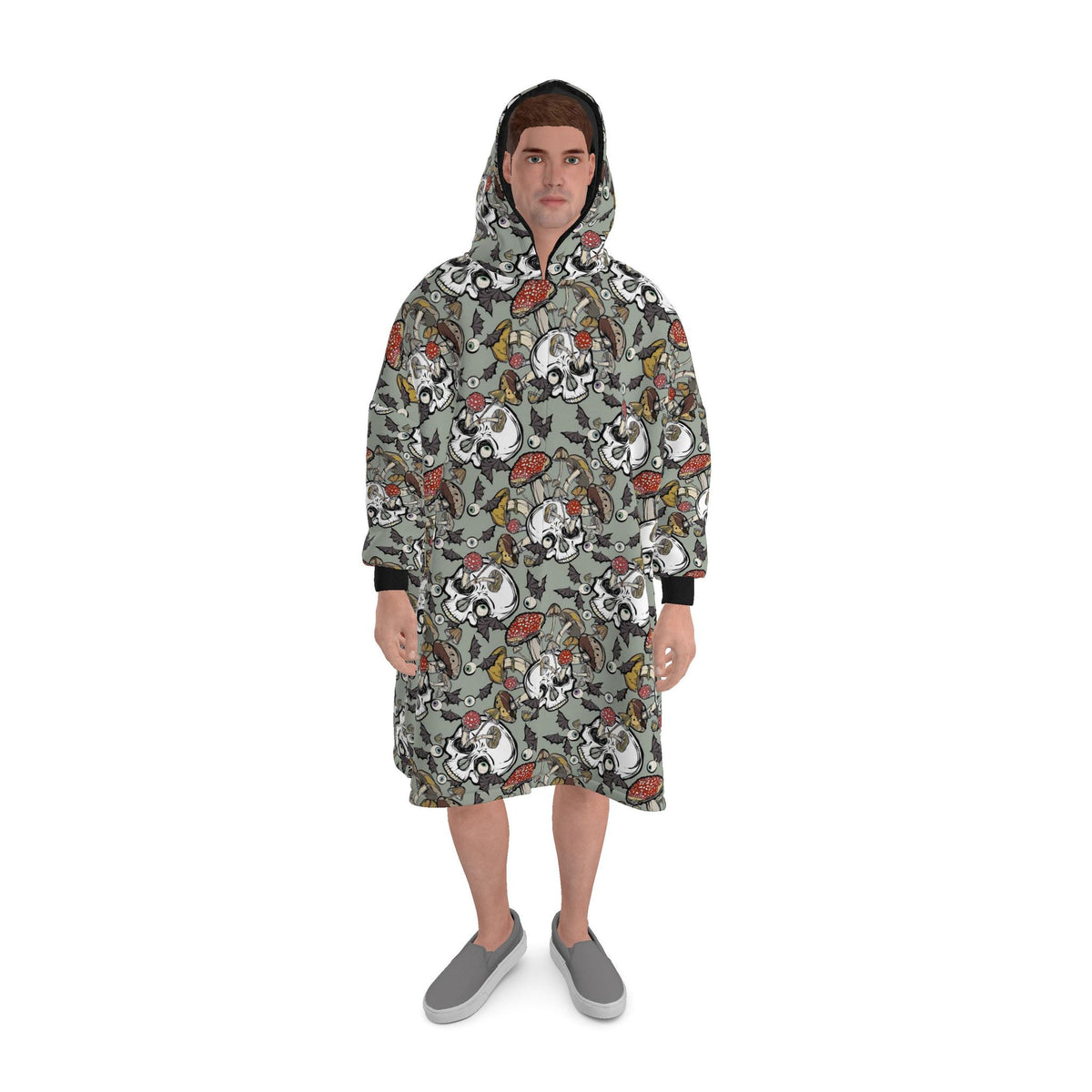 Waterproof Changing Robe | Midnight Toadstools | UK Made