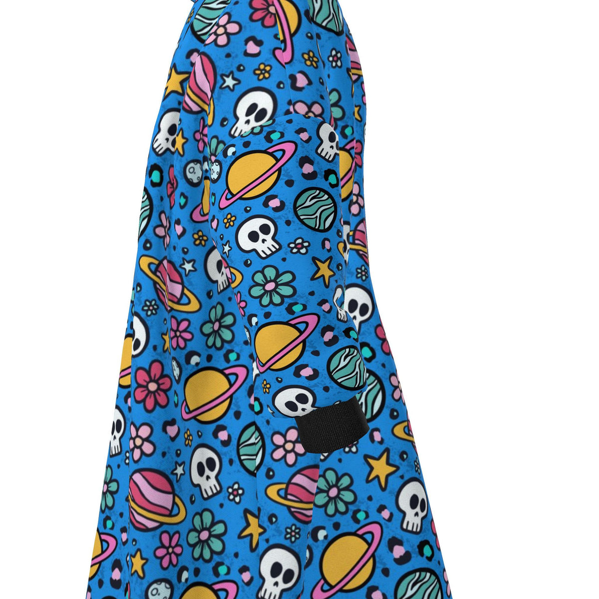 Waterproof Changing Robe | Skulls and Planets | UK Made