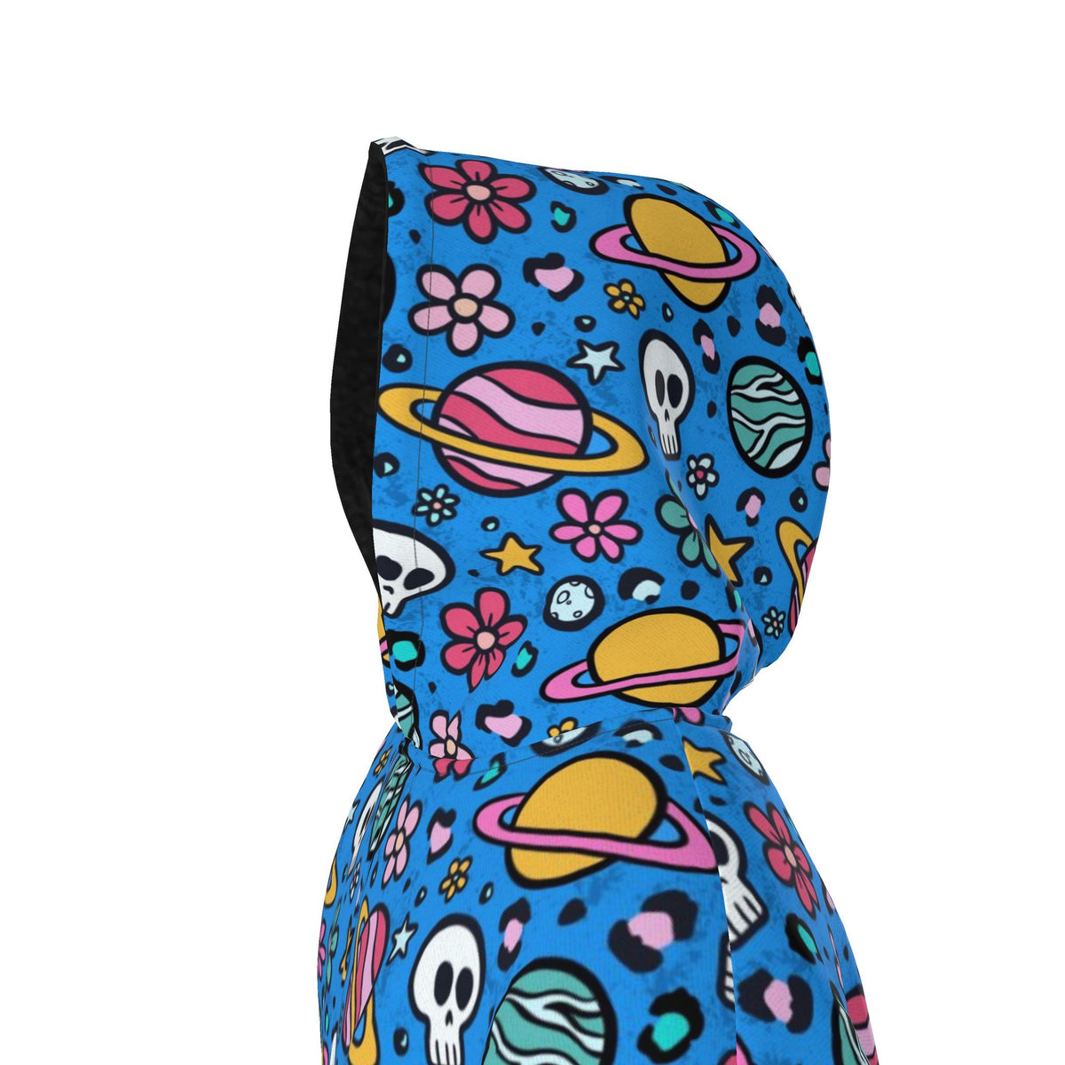 Waterproof Changing Robe | Skulls and Planets | UK Made
