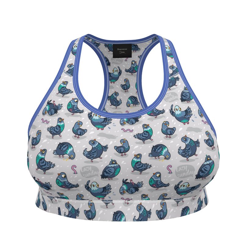 Sports Bra | Silly Pigeons | UK Made