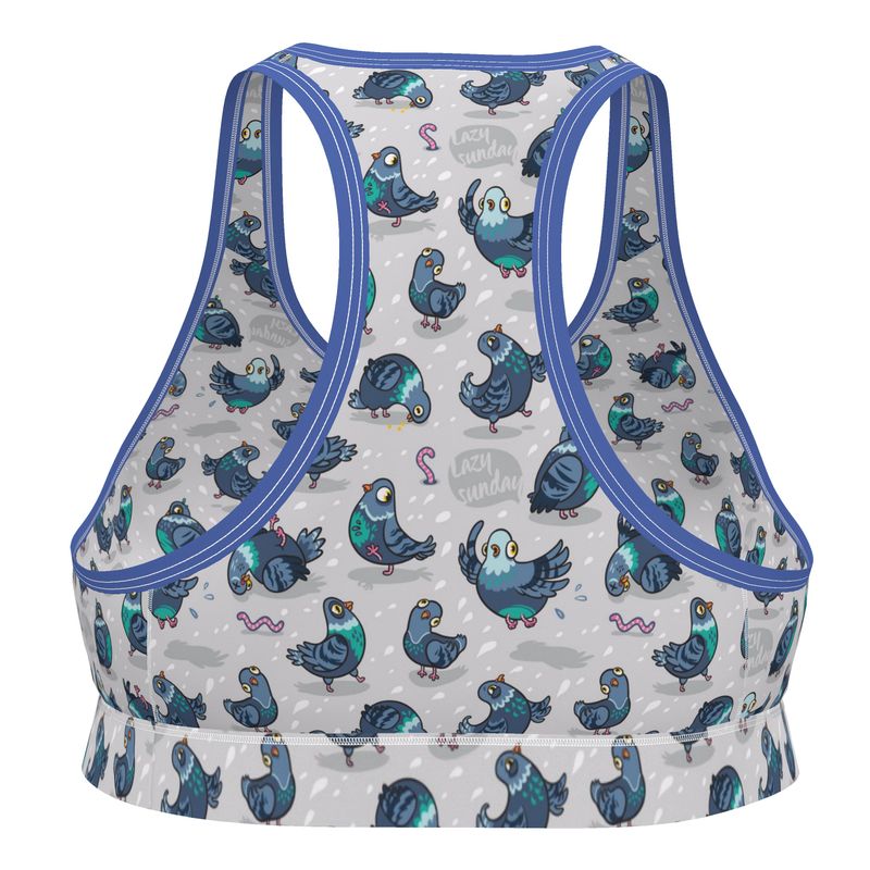 Sports Bra | Silly Pigeons | UK Made