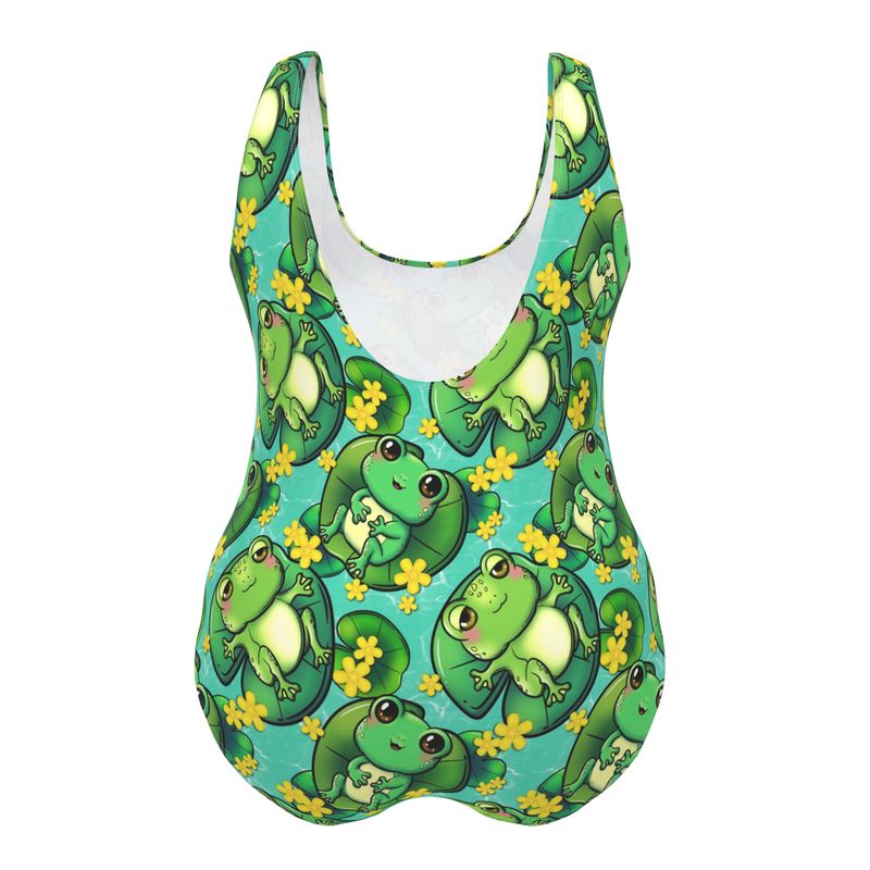 Designer Swimsuit | Summer Frogs | UK Handmade