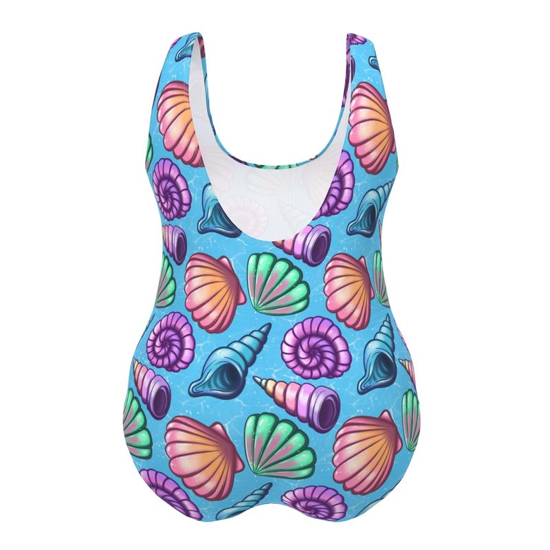 Designer Swimsuit | Summer Seashells | UK Made