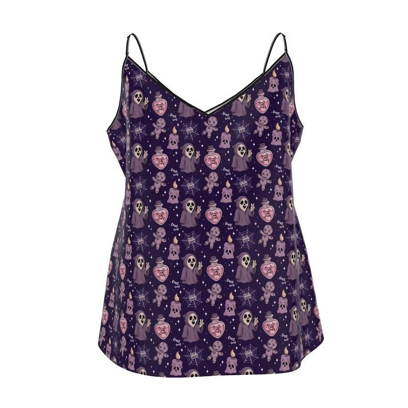 Mini Satin Slip Dress | Gothic Hex Appeal | Uk Made XS-7XL
