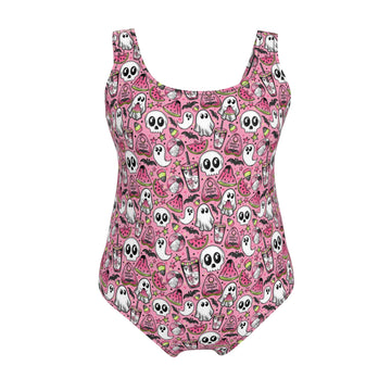 Designer Swimsuit | Summerween Watermelons | UK Made