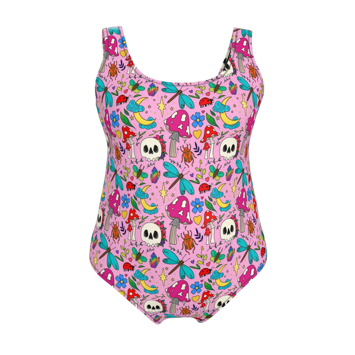Designer Swimsuit | Bright Spring Pink | UK Made