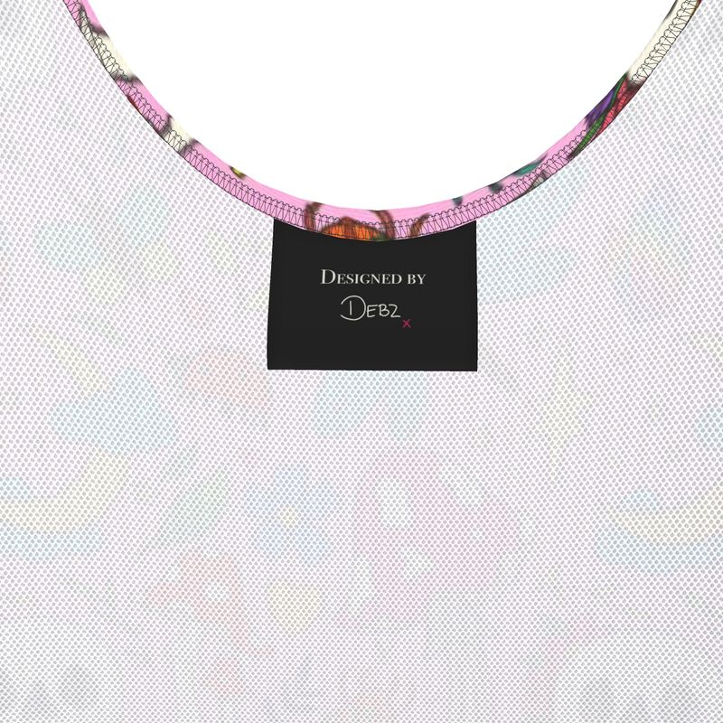 Designer Swimsuit | Bright Spring Pink | UK Made