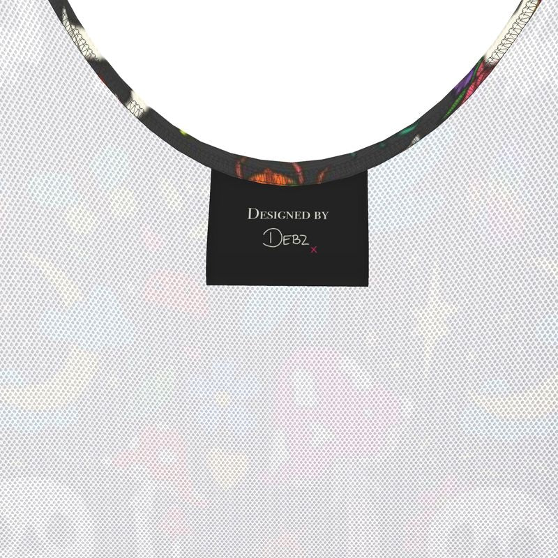 Designer Swimsuit | Bright Spring Goth | UK Made