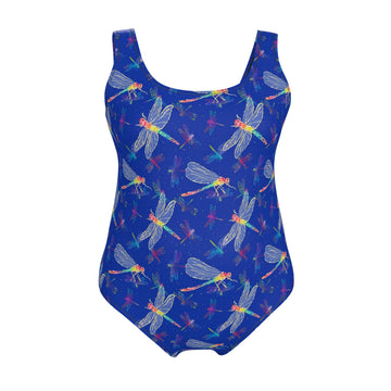 Designer Swimsuit | Dragonflies | UK Made