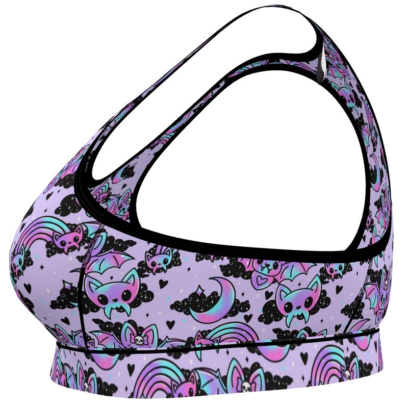 Sports Bralette | Cyber Bats | UK Made