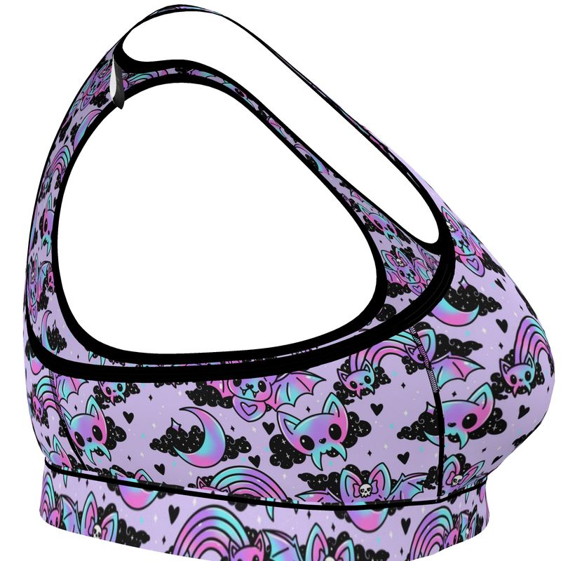 Sports Bralette | Cyber Bats | UK Made