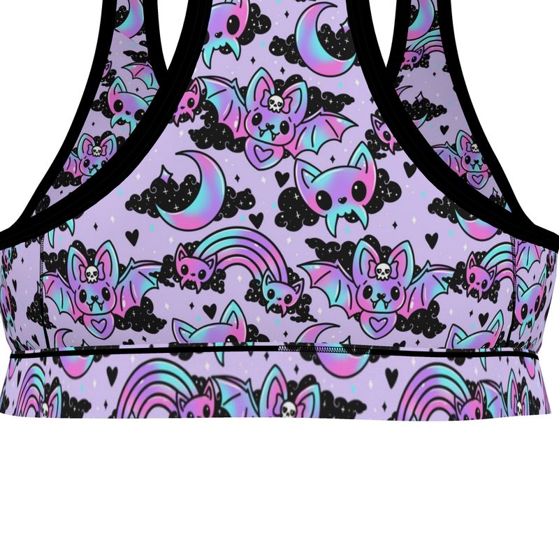Sports Bralette | Cyber Bats | UK Made