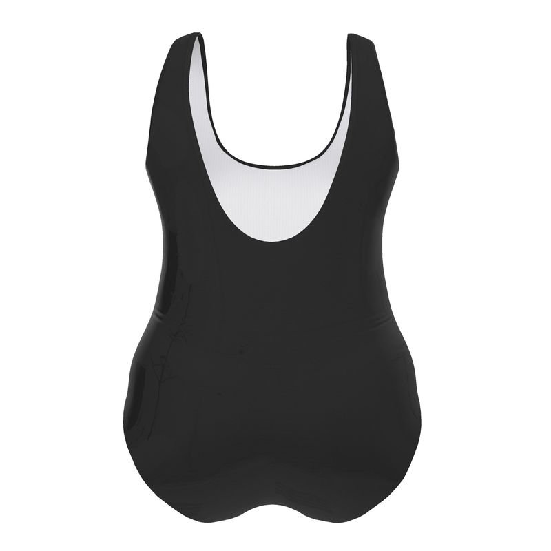 Handmade Swimsuit | Full coverage black | UK Made
