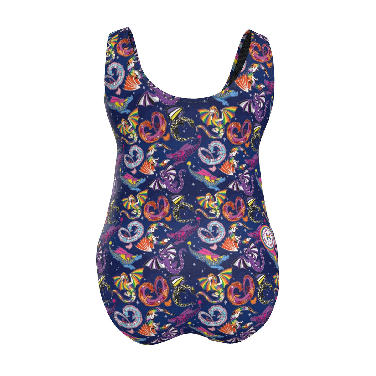 Handmade Swimsuit | Full coverage | Pride Dragons | UK Made