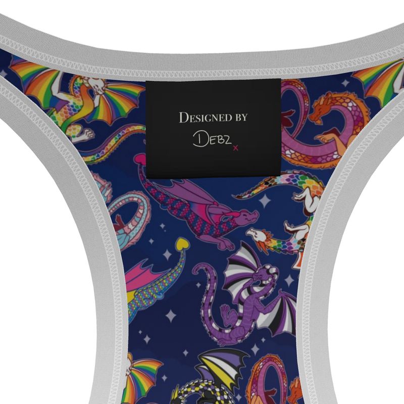 Sports Bra | Wilde Mode Pride Dragons | UK Made