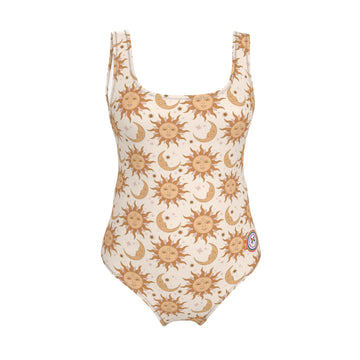Handmade UK Swimsuit | Sizes 2XS to 7XL | Retro Summer Sun