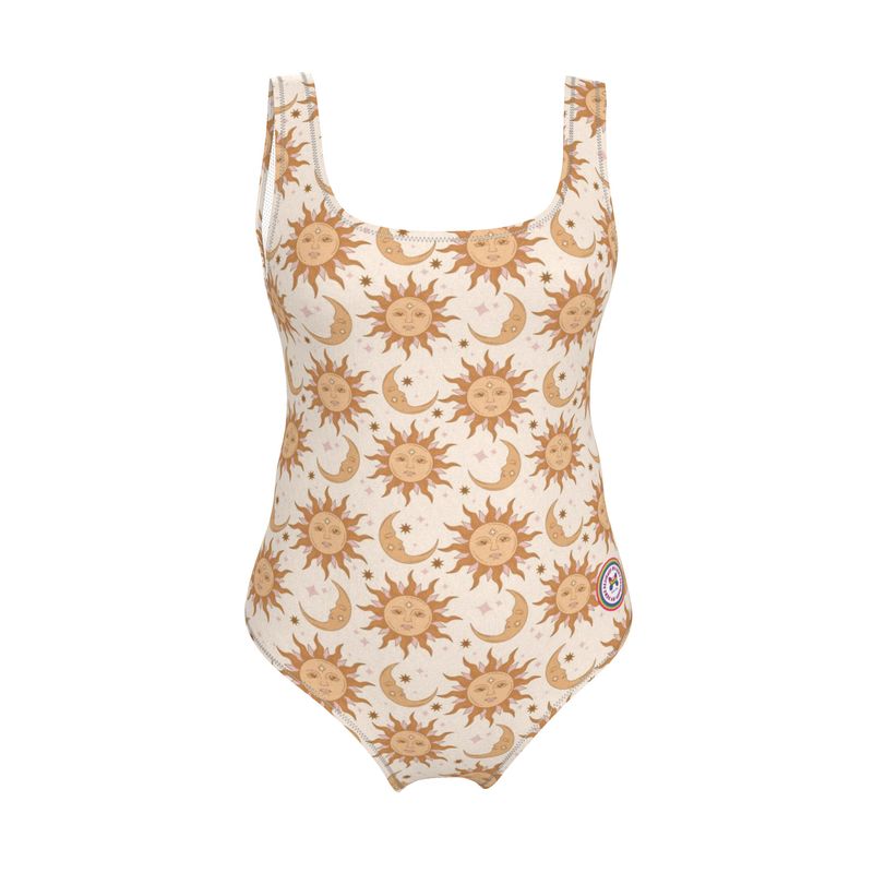 Handmade UK Swimsuit | Sizes 2XS to 7XL | Retro Summer Sun