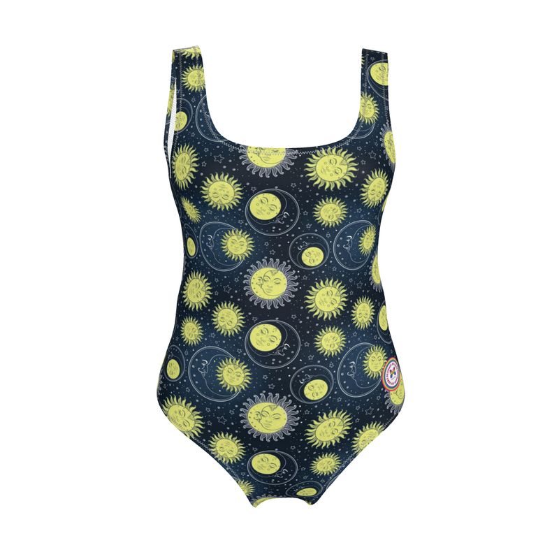 Handmade UK Swimsuit | Sizes 2XS to 7XL | Pandas on Pink