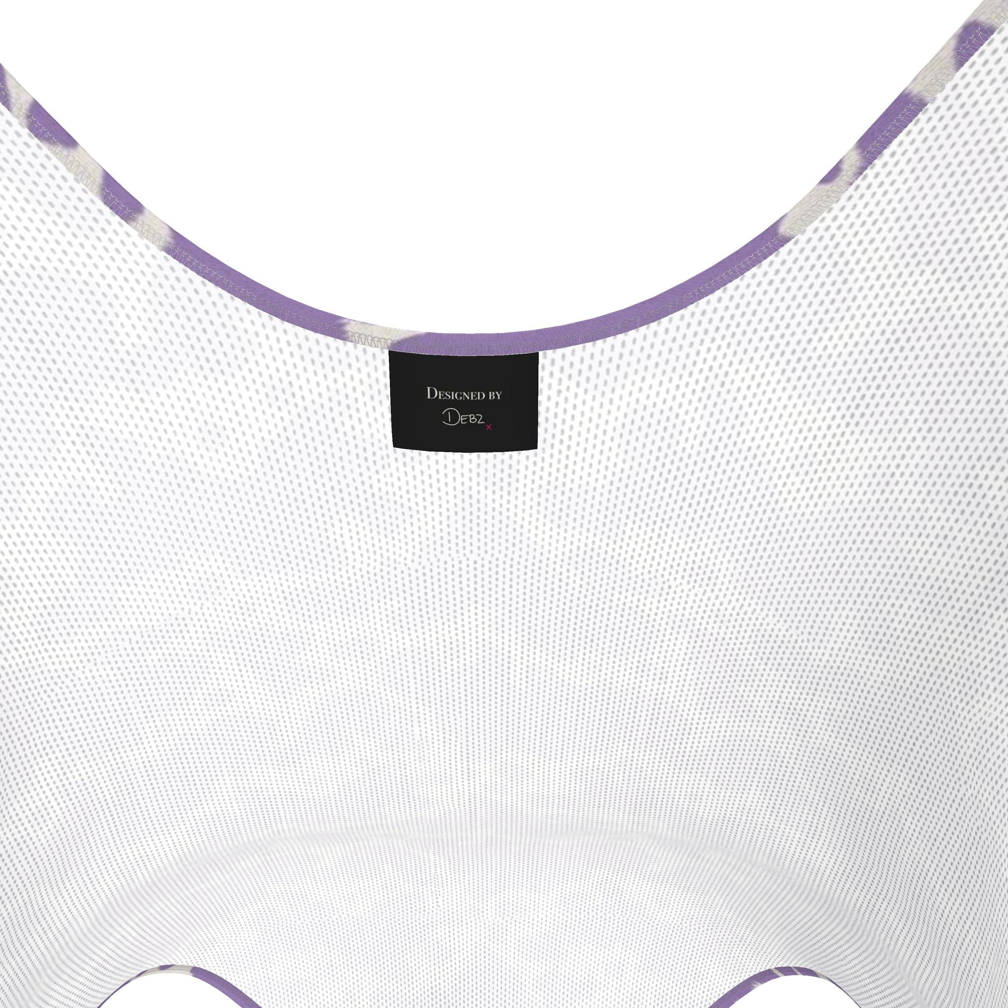 Swimsuit | Lilac Cow Print | UK Made | 2XS - 7XL