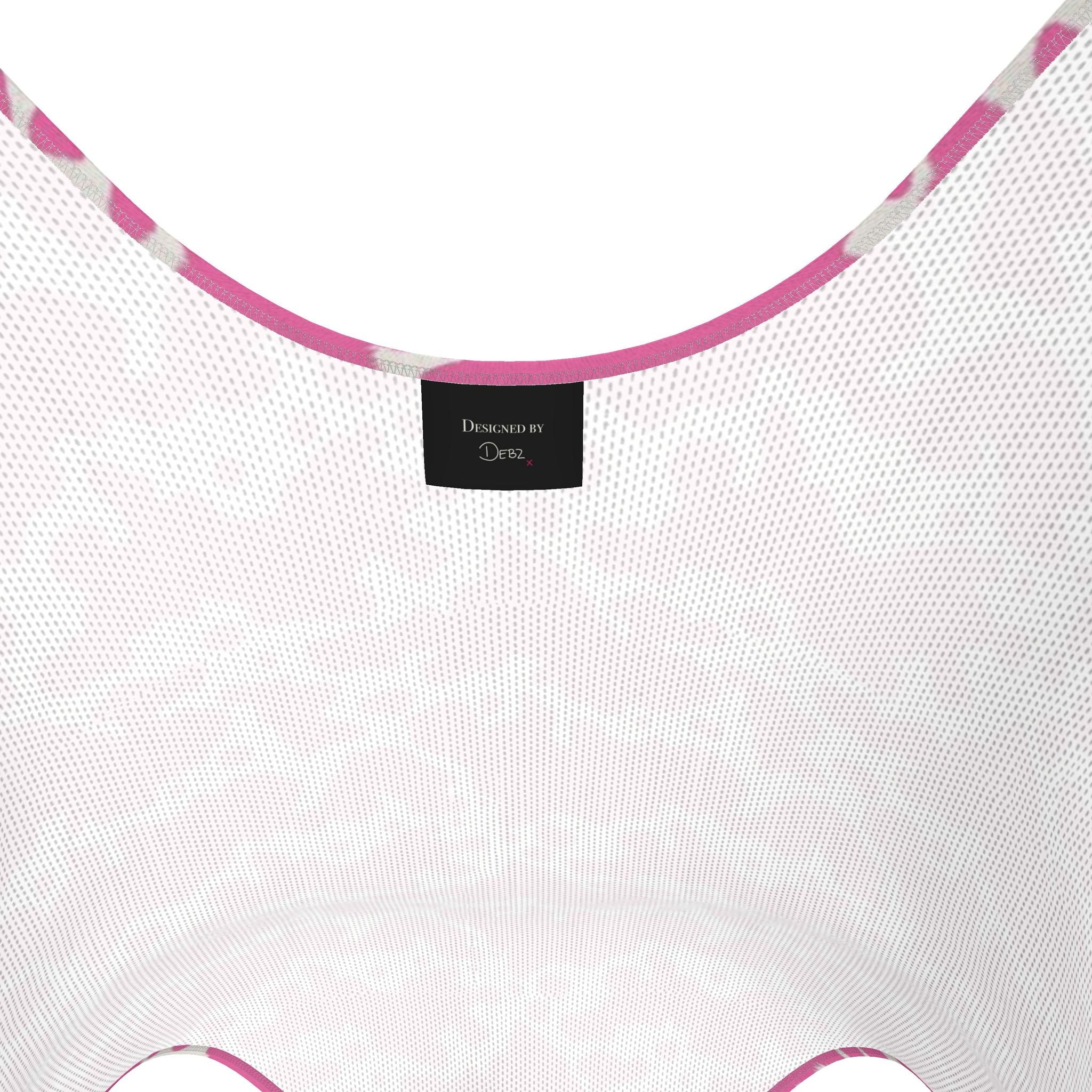 Swimsuit | Pink Cow Print | UK Made | 2XS - 7XL