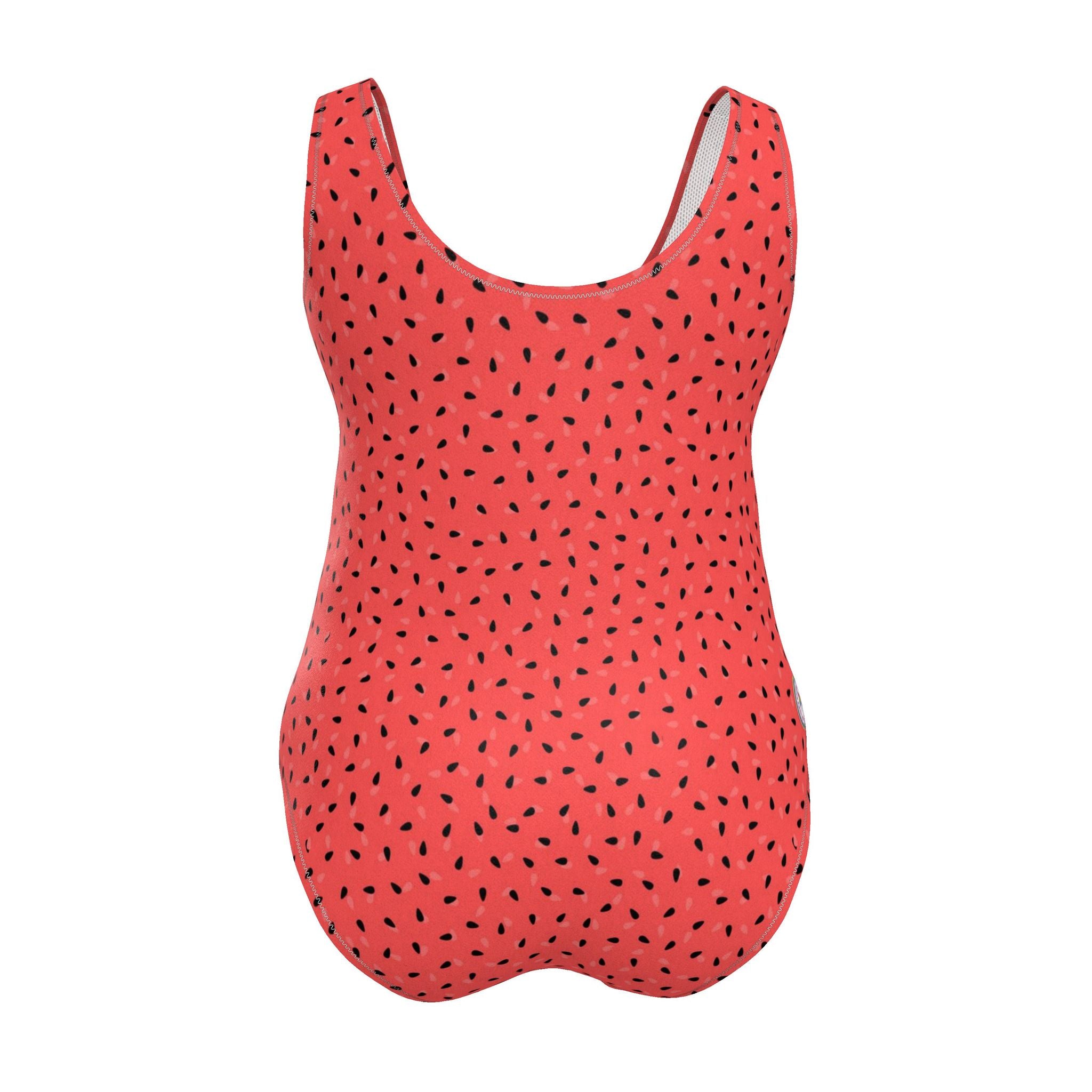 Swimsuit | Watermelon Seeds Print | UK Made | 2XS - 7XL