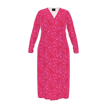 Handmade to Order in the UK | Wrap Dress | Summer Seashells Print