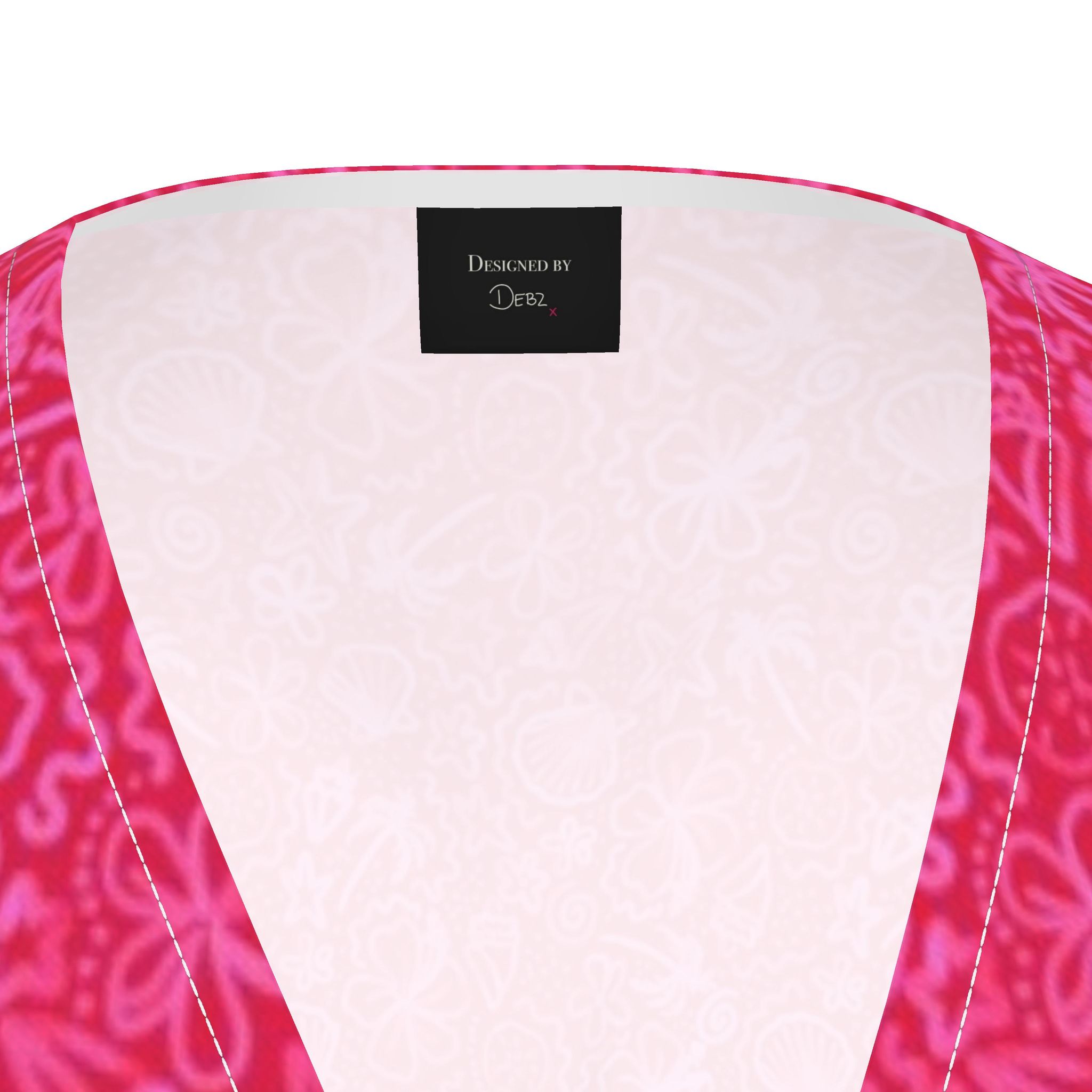 Handmade to Order in the UK | Wrap Dress | Summer Seashells Print