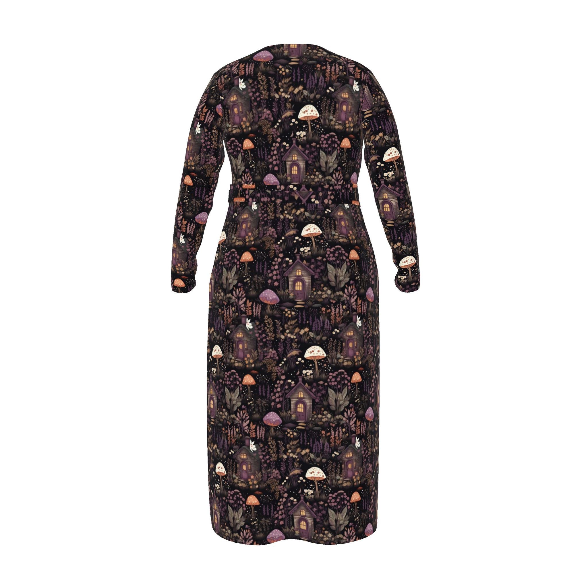 Recycled Wrap Dress | Fairy House | Made to Order in the UK
