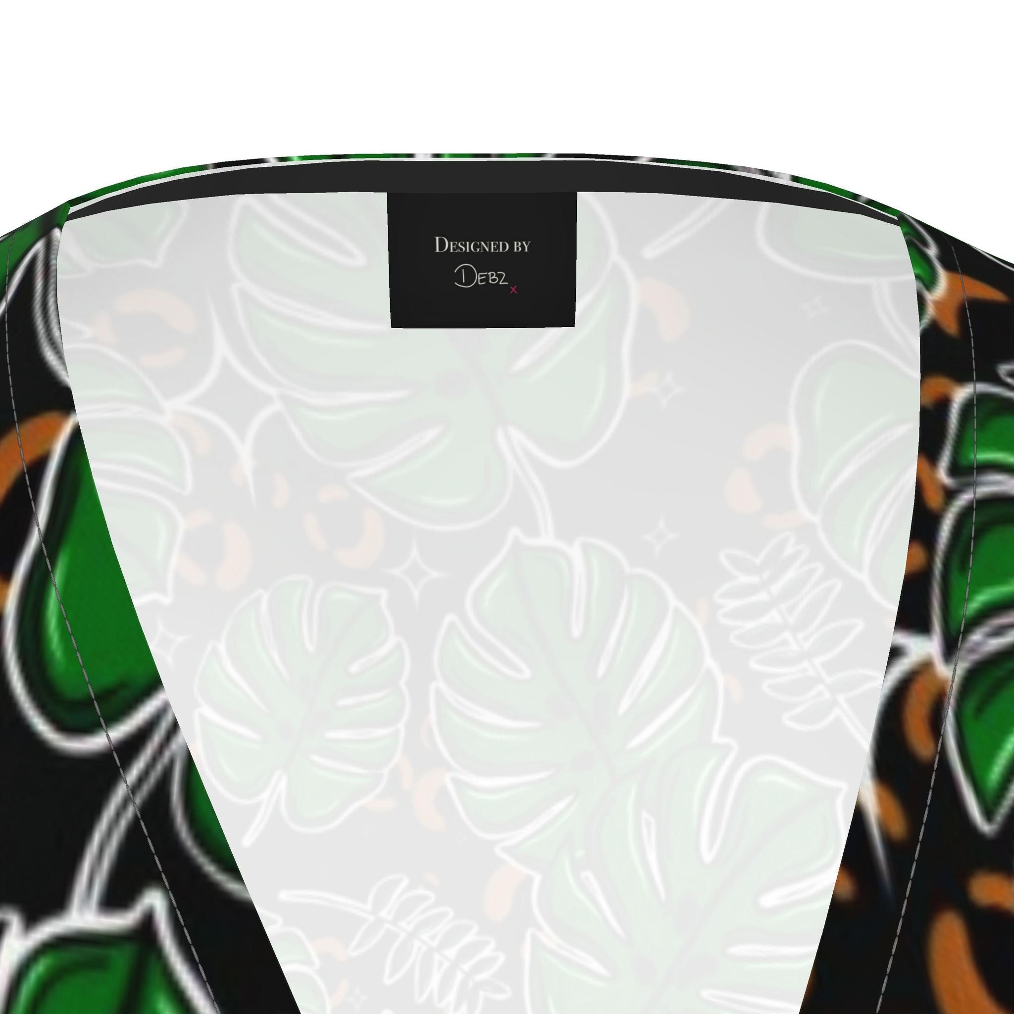 Monstera Plants | Wrap Dress | Made to Order