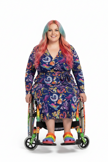 Pride Dragons | Collab X Pin & Tonic | Wrap Dress