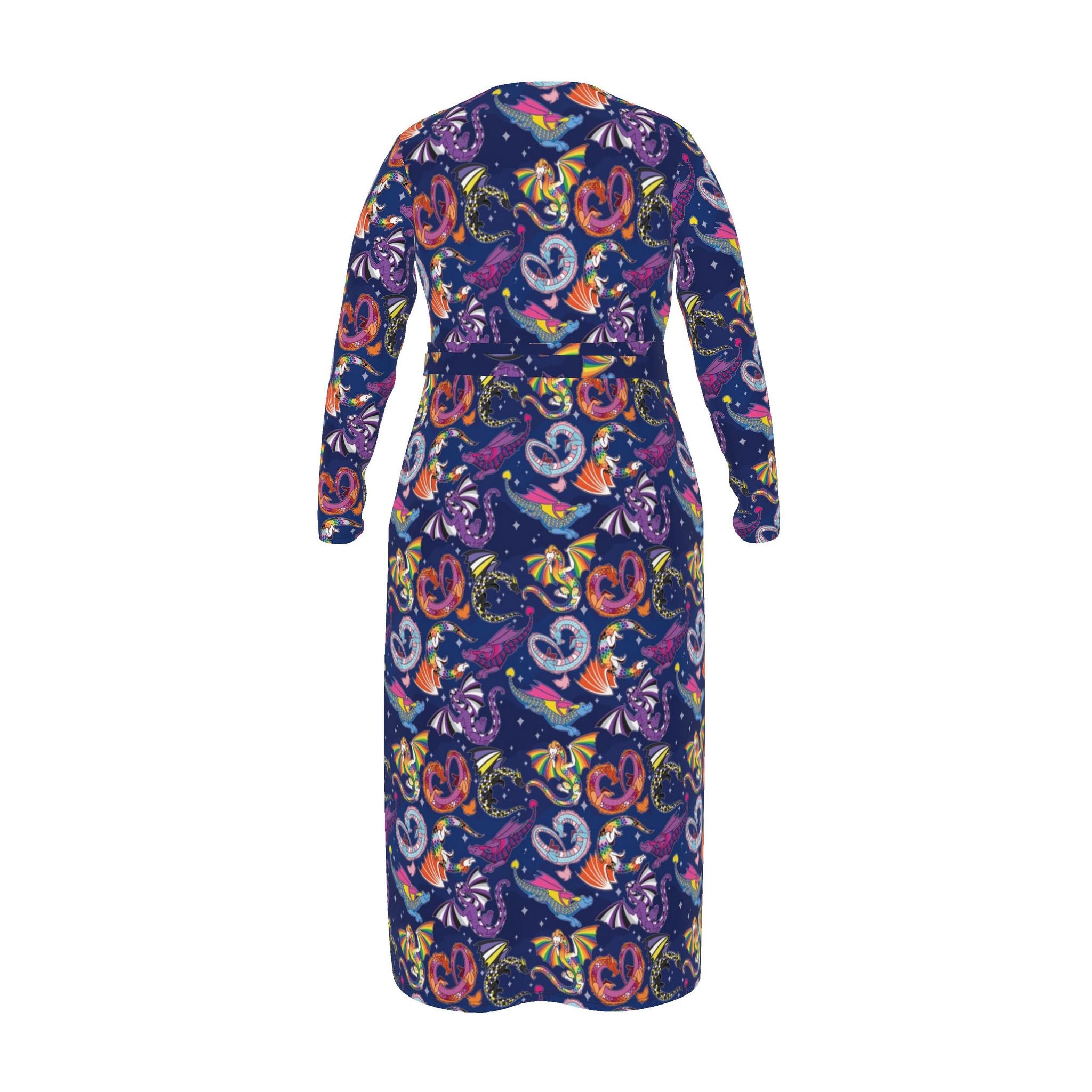Pride Dragons | Collab X Pin & Tonic | Wrap Dress