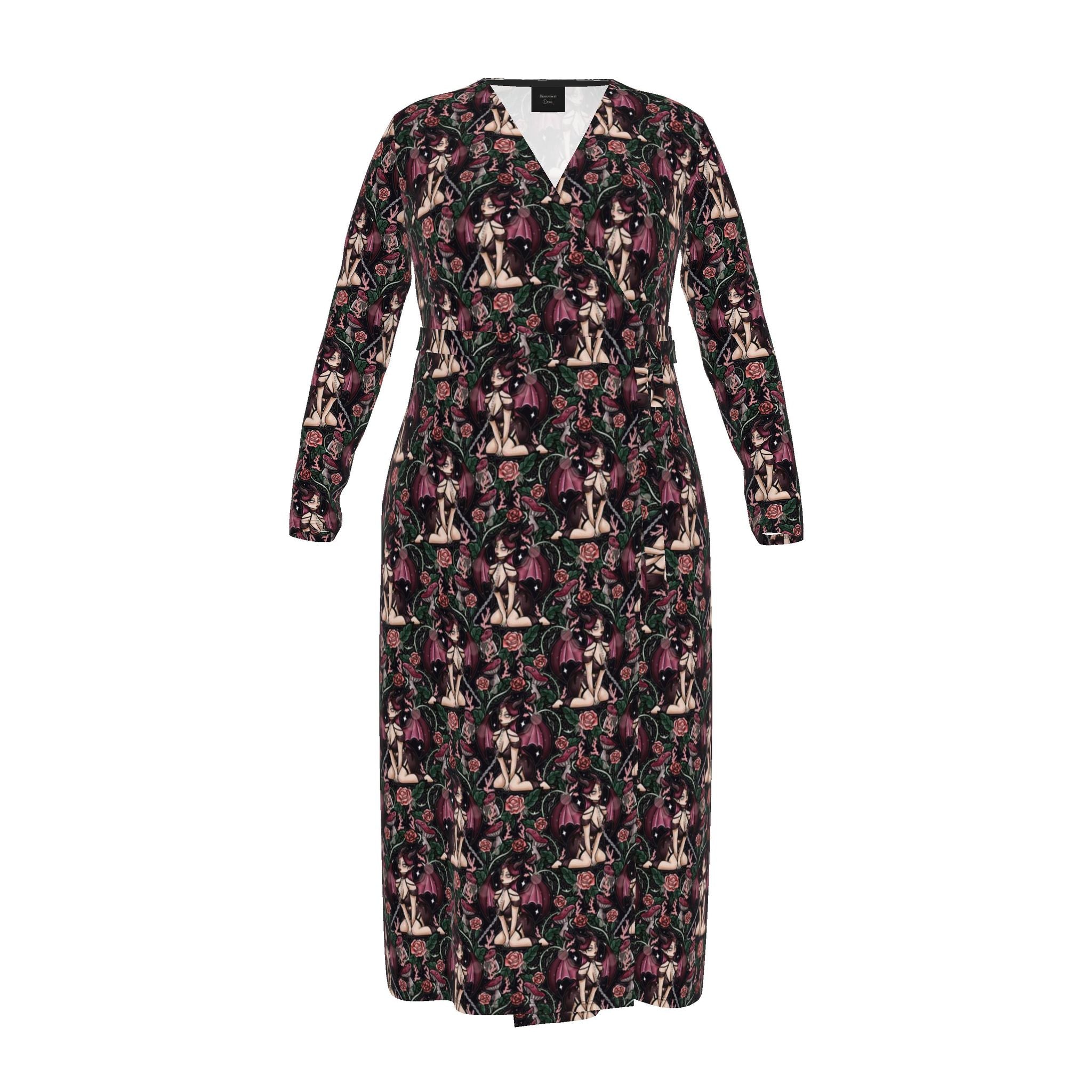 Gothic Demon Fairy | Wrap Dress | Made to Order