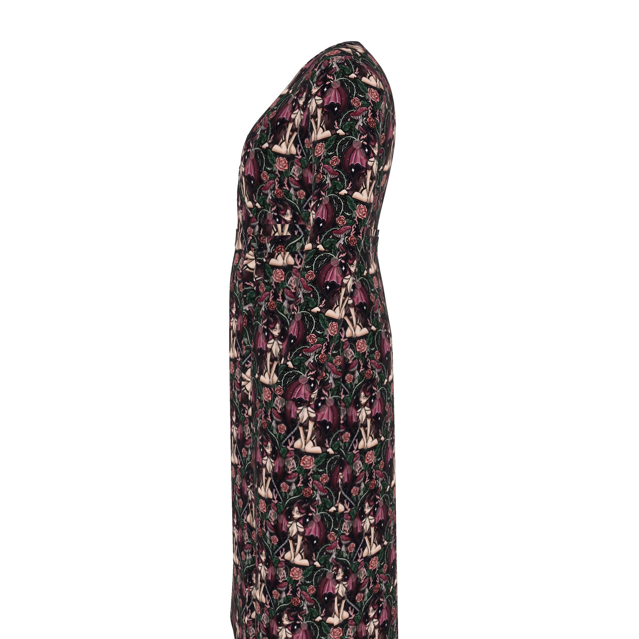 Gothic Demon Fairy | Wrap Dress | Made to Order