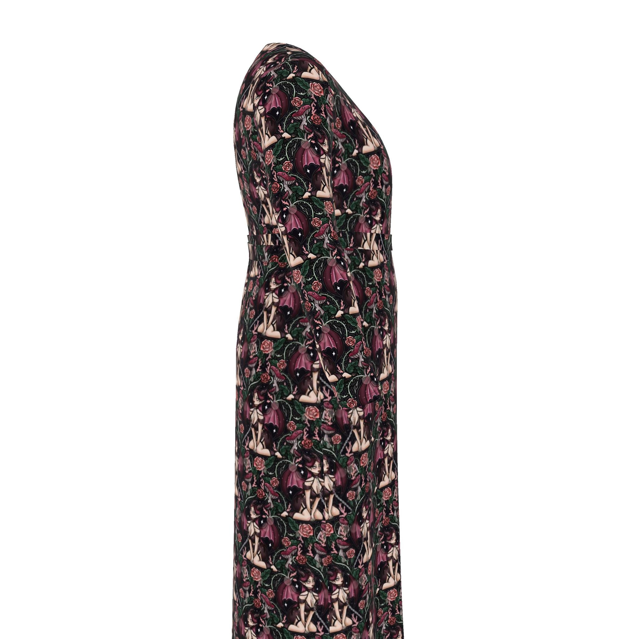 Gothic Demon Fairy | Wrap Dress | Made to Order