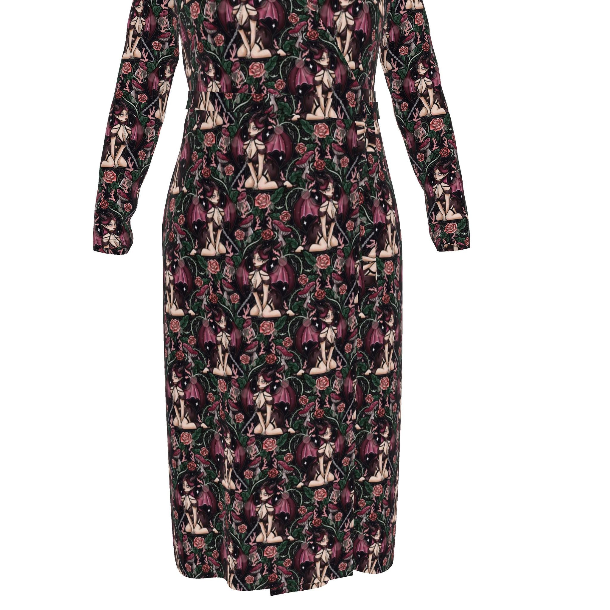 Gothic Demon Fairy | Wrap Dress | Made to Order