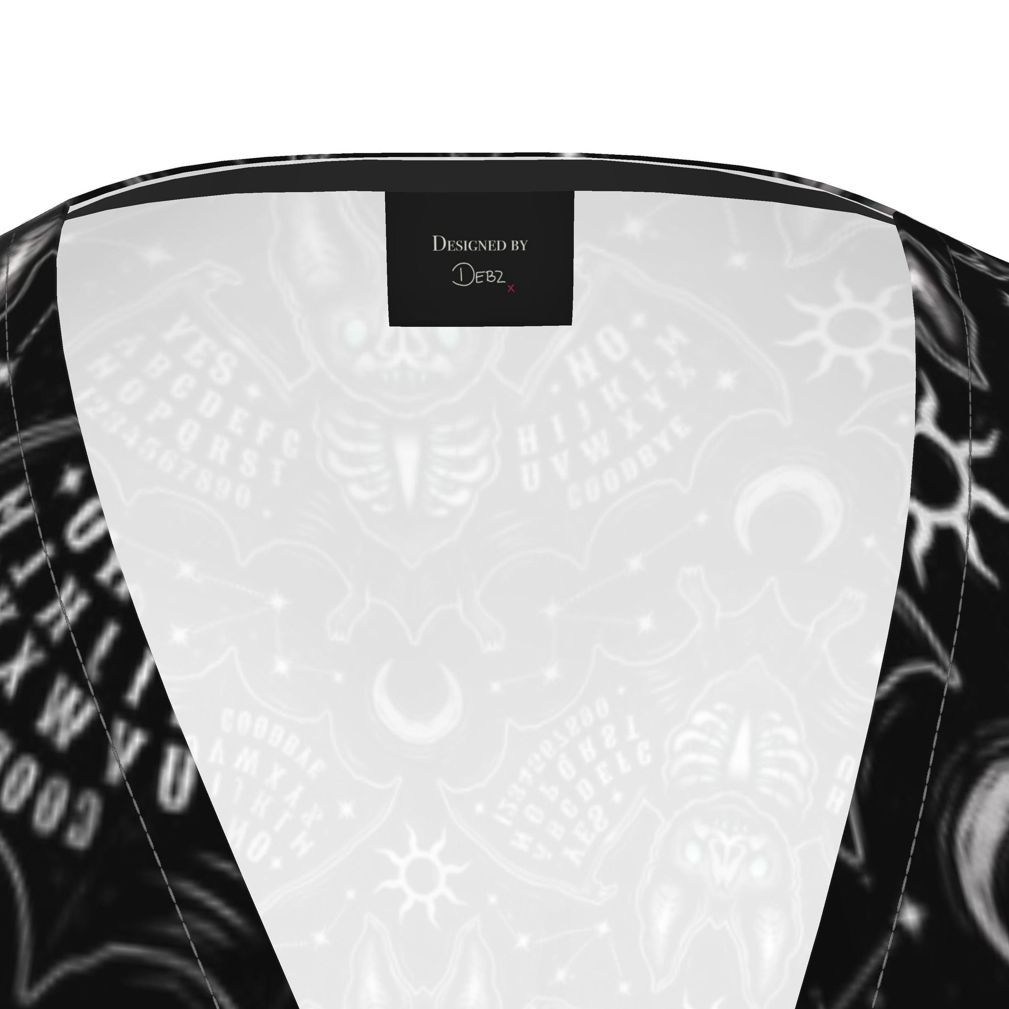 Ouija Bats Gothic Wrap Dress | Made to Order | UK 4-20