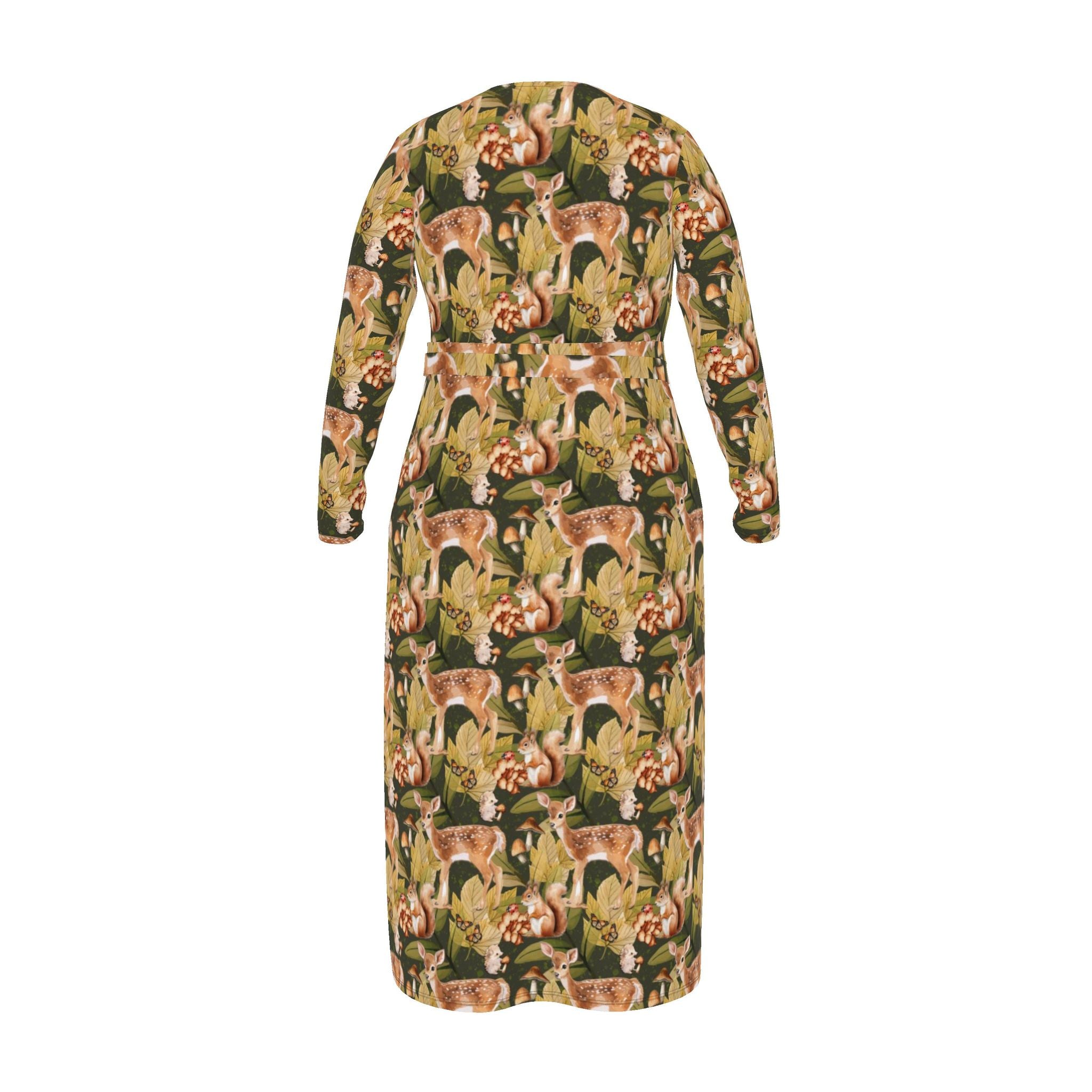 Wrap Dress | Autumnal Delight | Made to Order in the UK
