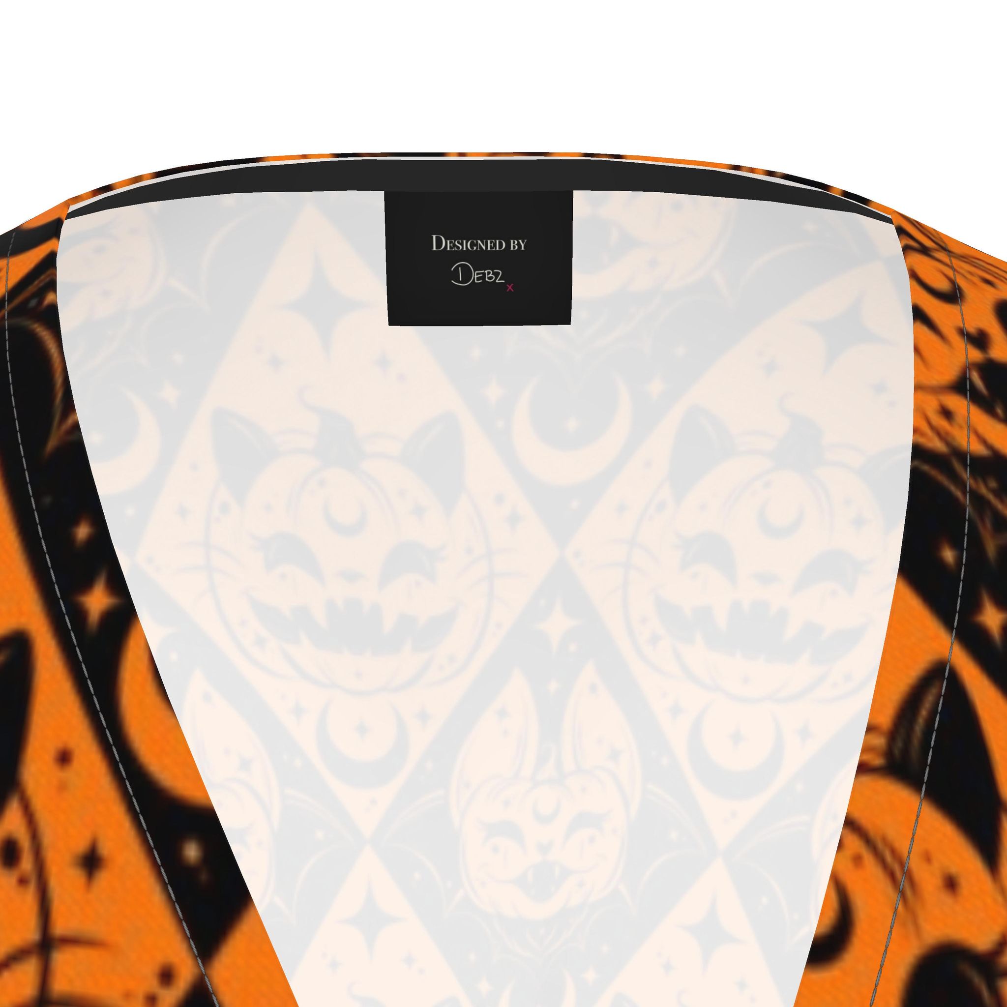 Wrap Dress | Halloween Bats and Cats | Made to Order in the UK