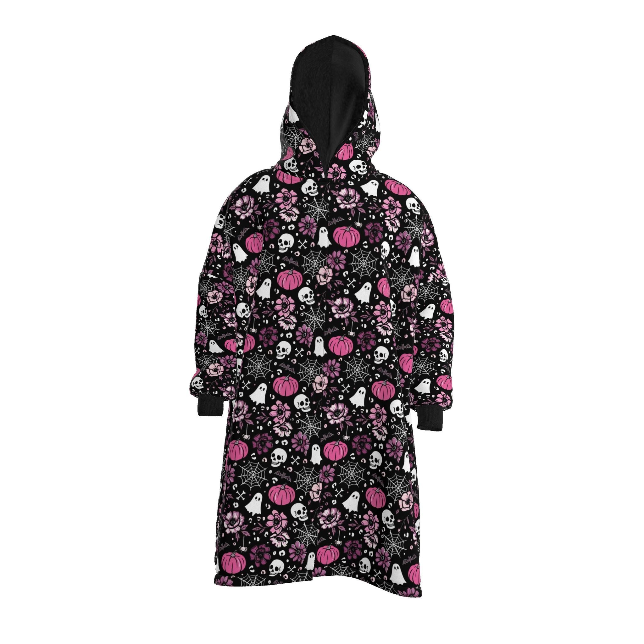 Waterproof Changing Robe | Halloween in Pink | Made to Order in the UK