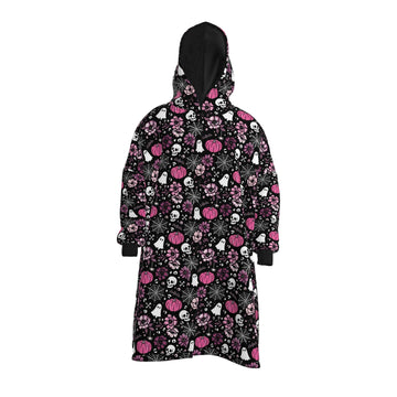 Waterproof Changing Robe | Halloween in Pink | Made to Order in the UK