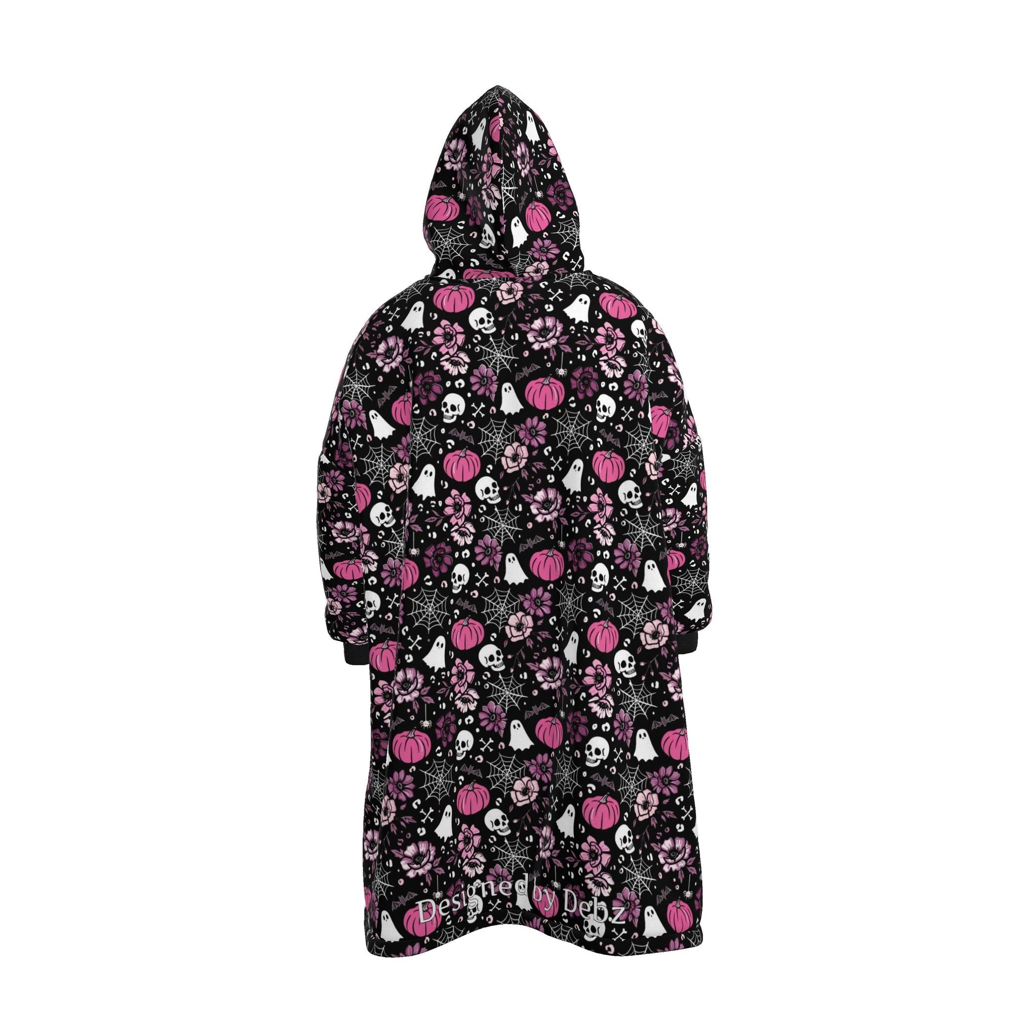 Waterproof Changing Robe | Halloween in Pink | Made to Order in the UK