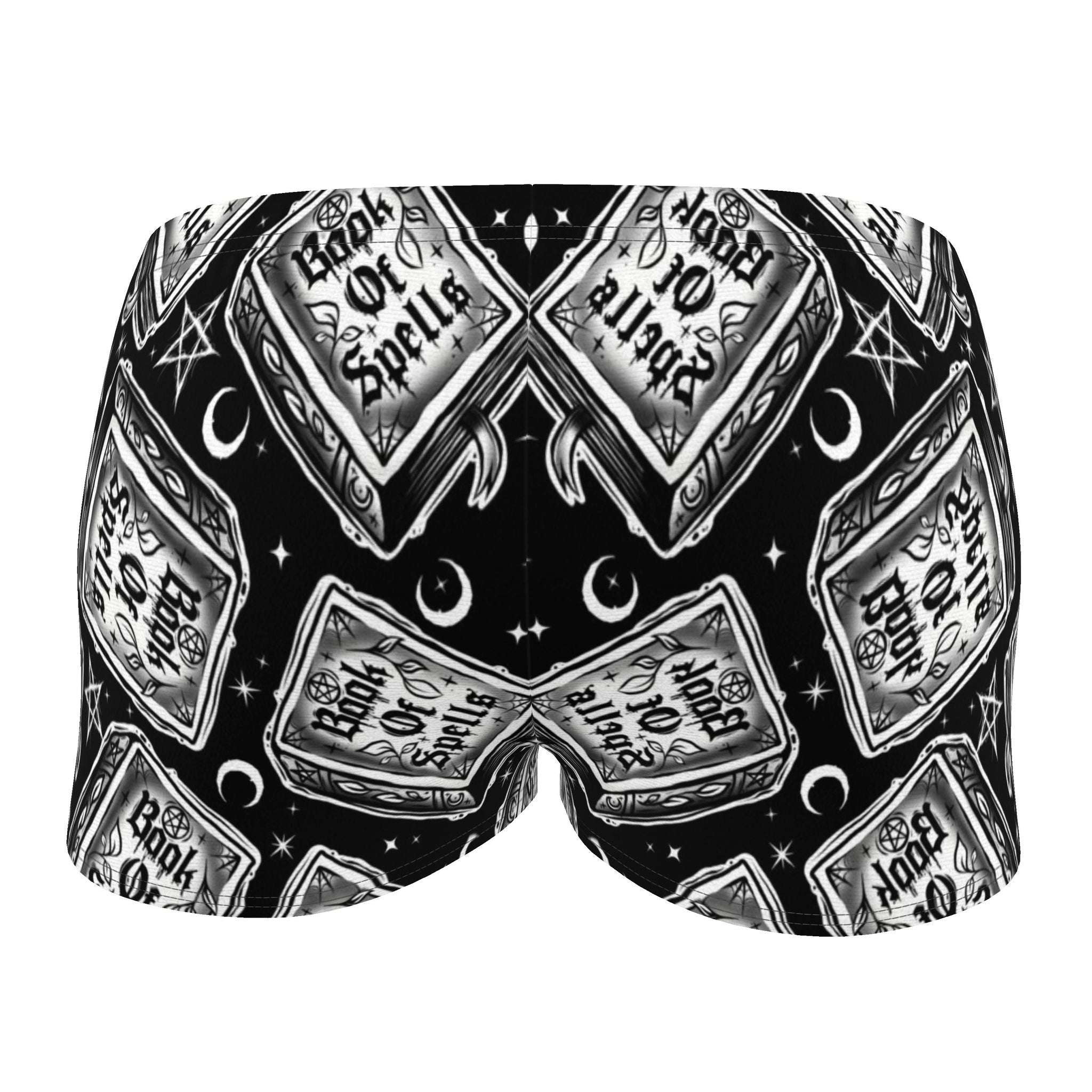 Book of Spells | Gothic Swim Shorts | Super Short | Handmade in UK | XXS–7XL