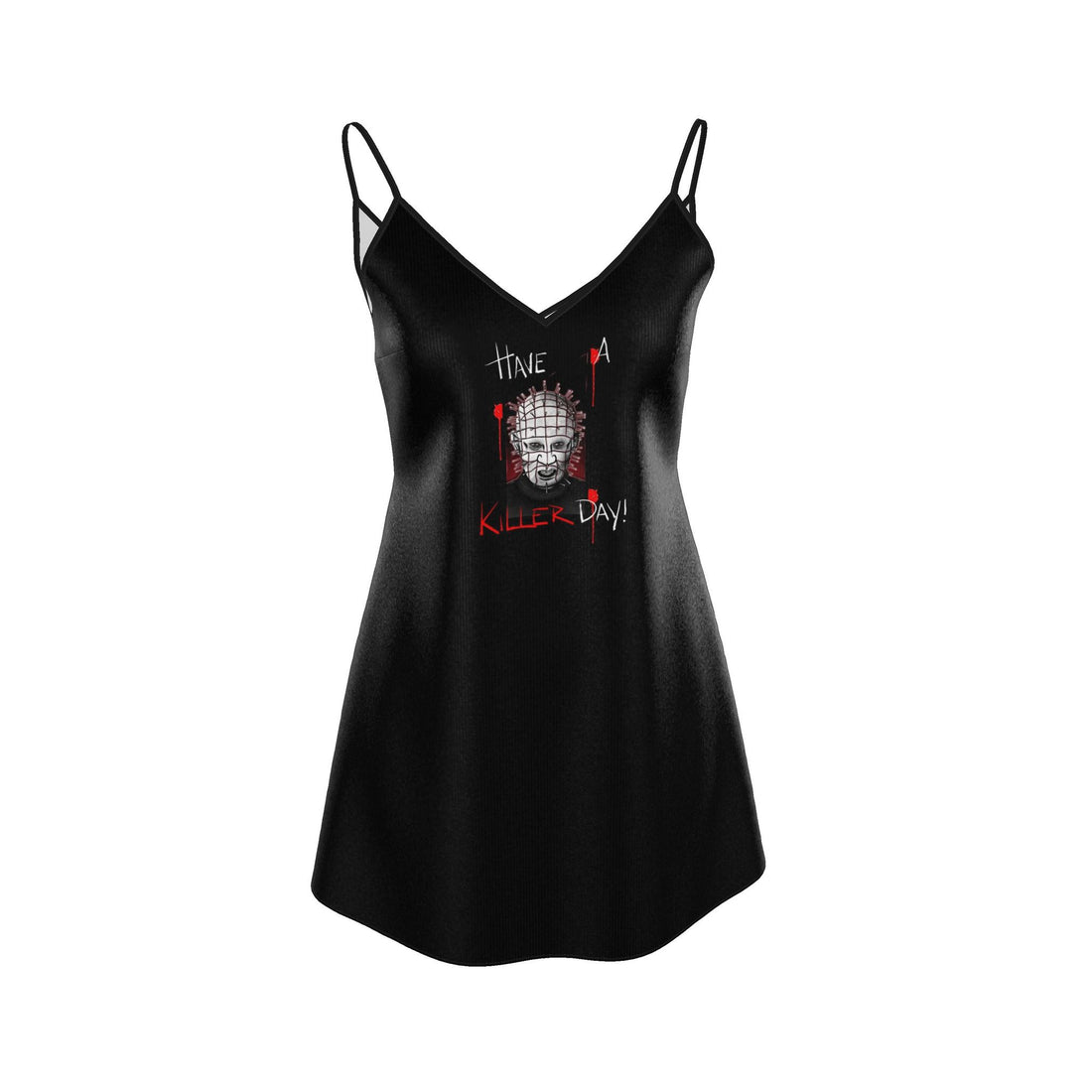 Contrado Mini Silk Slip Dress from The Killer Series 2 Pinhead Limited Edition, featuring a sleek, silky fabric and minimalist design.