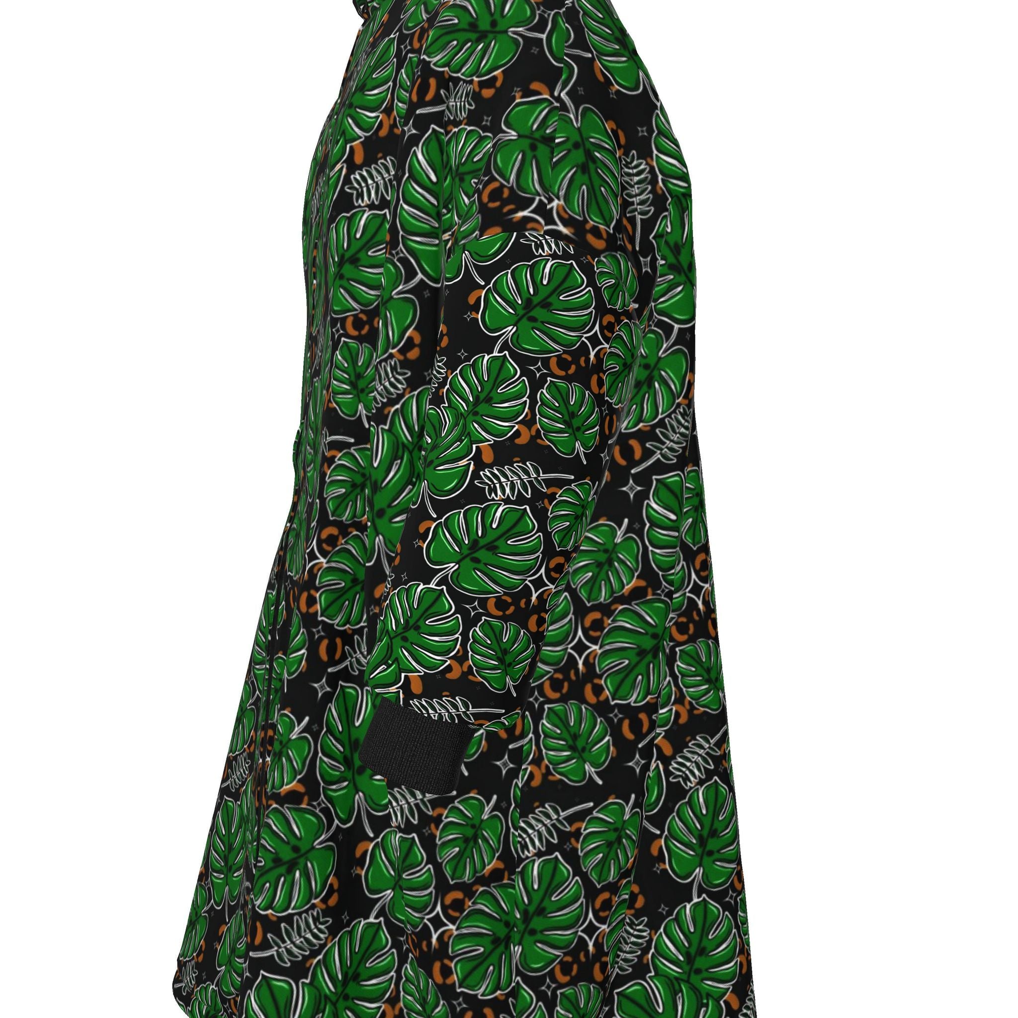Waterproof Changing Robe | Monstera | Tropical Leaf Print | Made to Order
