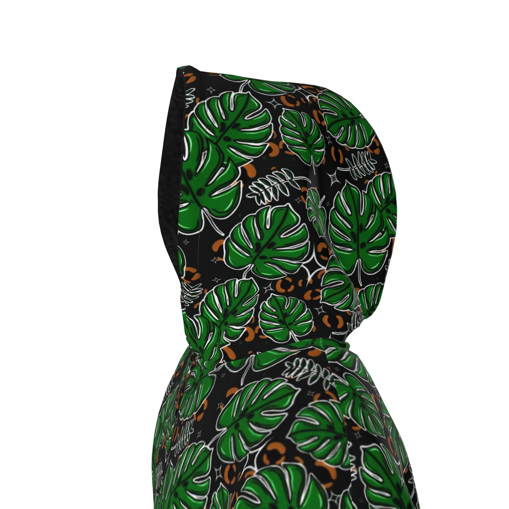 Waterproof Changing Robe | Monstera | Tropical Leaf Print | Made to Order